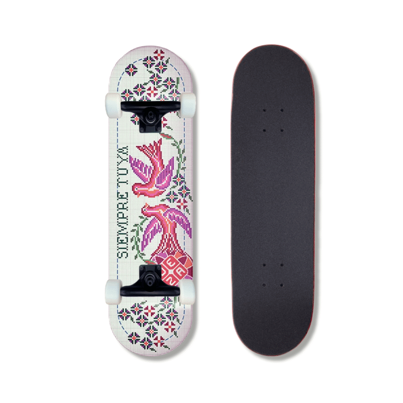 Patineta Armada Deza Serie Punto De Cruz Siempre Tuya Blanco 8"