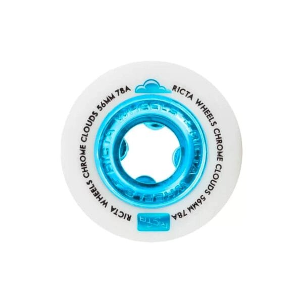 Ruedas Ricta Chrome Clouds 78A Azul 56mm