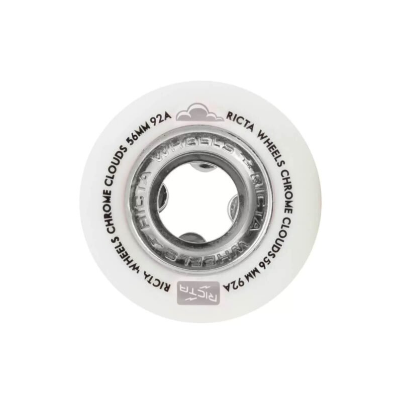 Ruedas Ricta Chrome Clouds 92A Plata 56mm