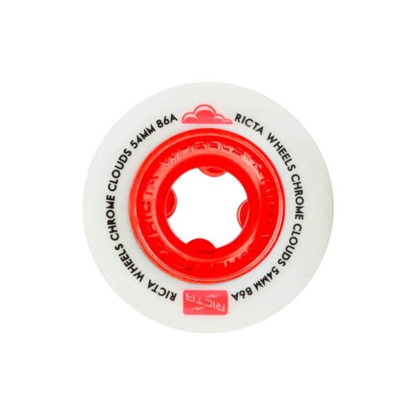 Ruedas Ricta Chrome Clouds 86A Rojo 54mm