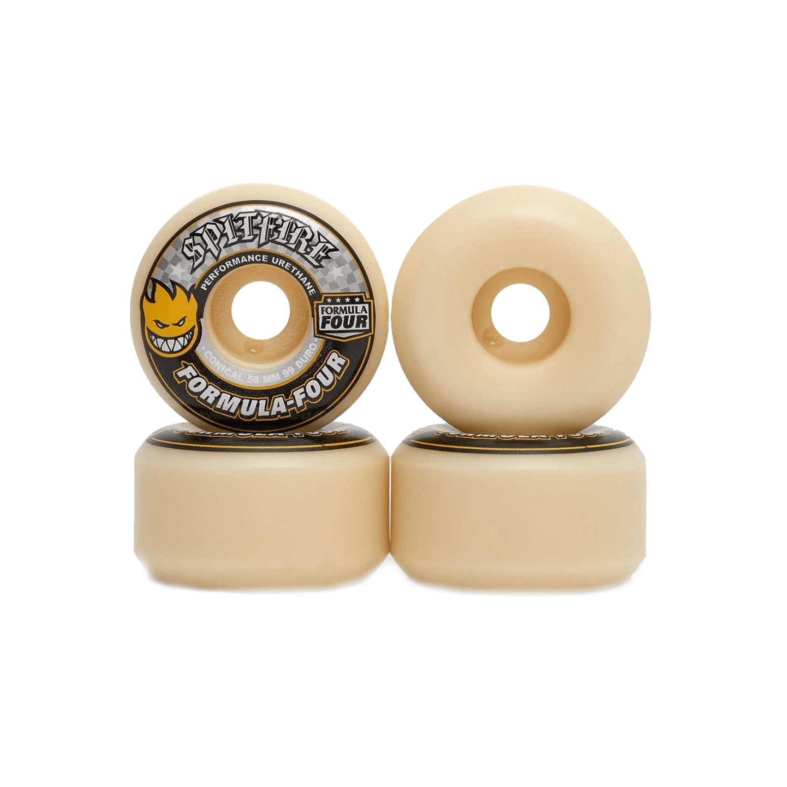 Ruedas Spitfire F4 99D Conical Amarillo 56mm - Imagen 3