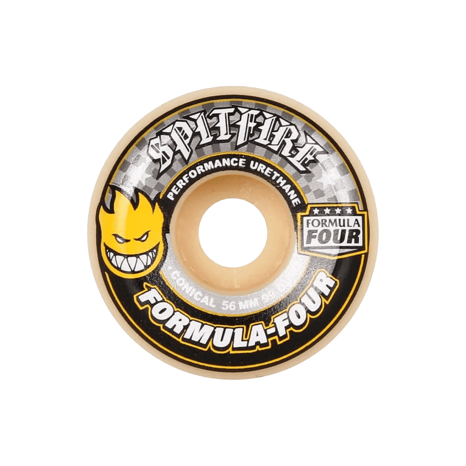 Ruedas Spitfire F4 99D Conical Amarillo 56mm
