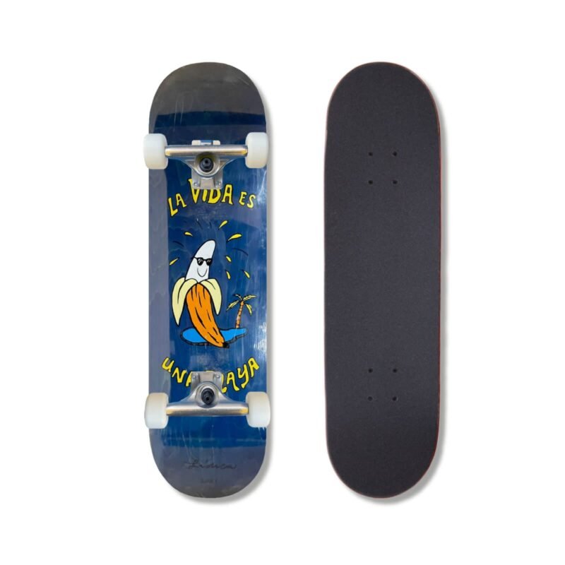 Patineta Armada Lúdica La vida es una playa azul marino 9.1″