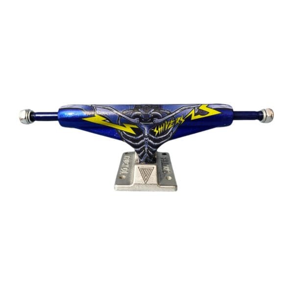 Trucks Shivers Esqueleto Azul Plata 8.25"