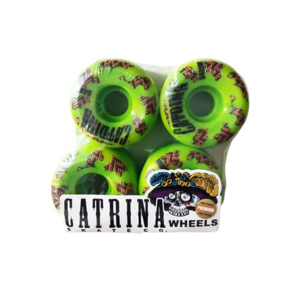 Ruedas Catrina Serpiente Verde Rojo 54mm - Imagen 3