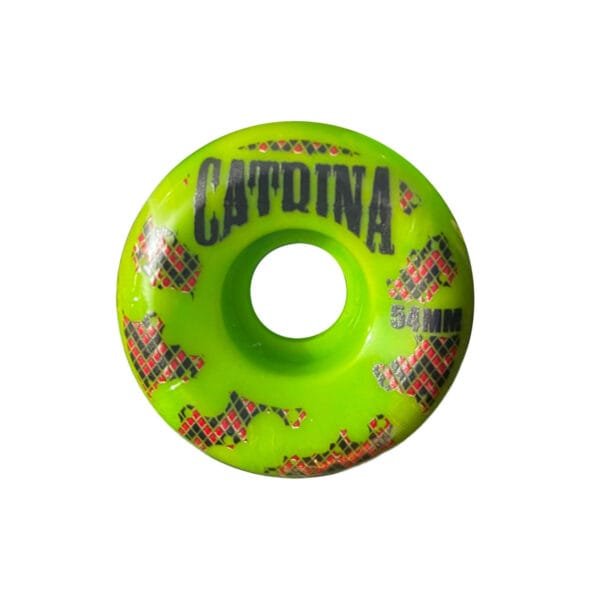 Ruedas Catrina Serpiente Verde Rojo 54mm