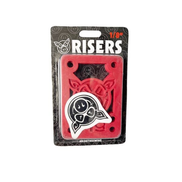 Elevadores Pig Head Rojo Hard 1/8" - Imagen 2