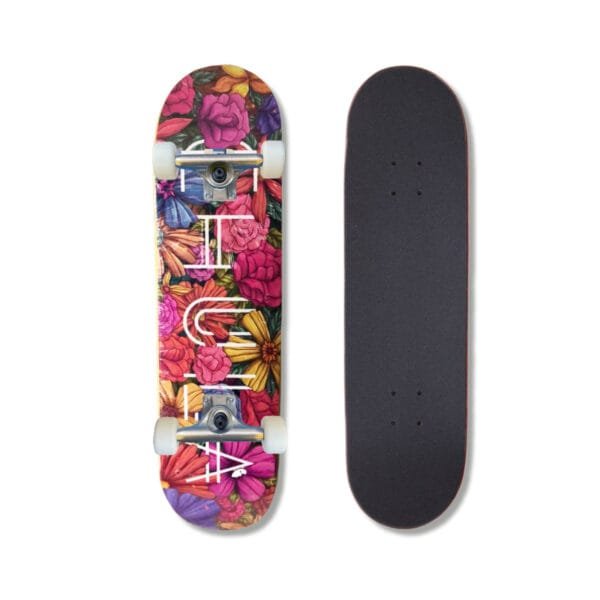 Patineta Armada Chula Flores 8.5"