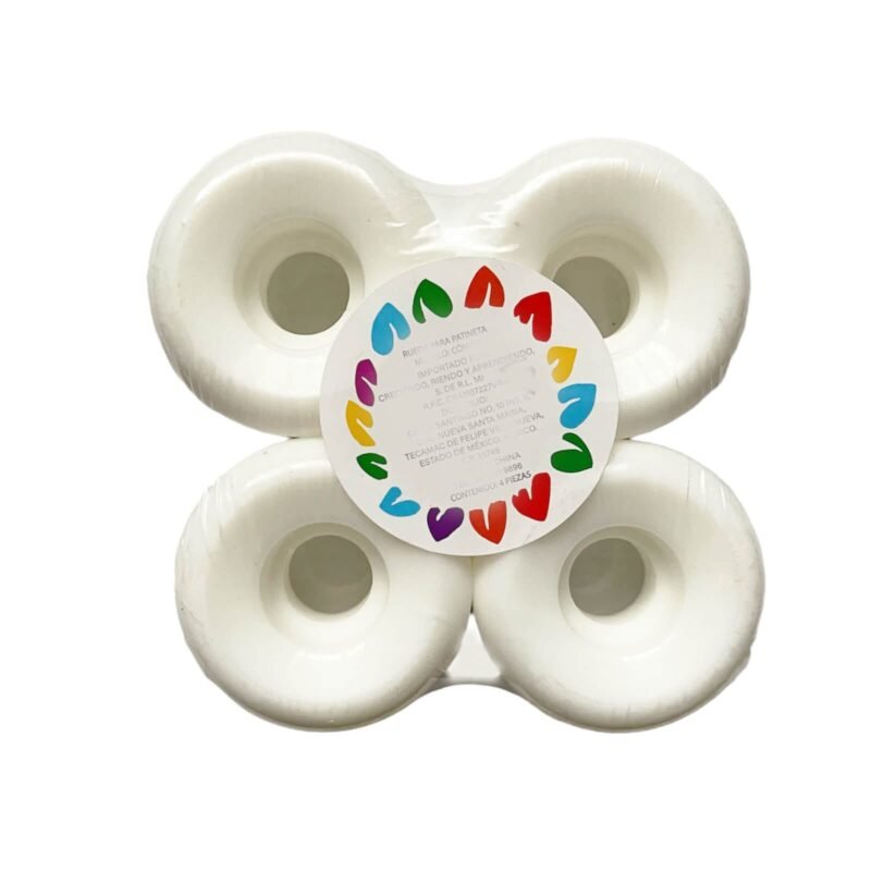 Ruedas Cónicas Catrina Blancas 58mm - Imagen 3