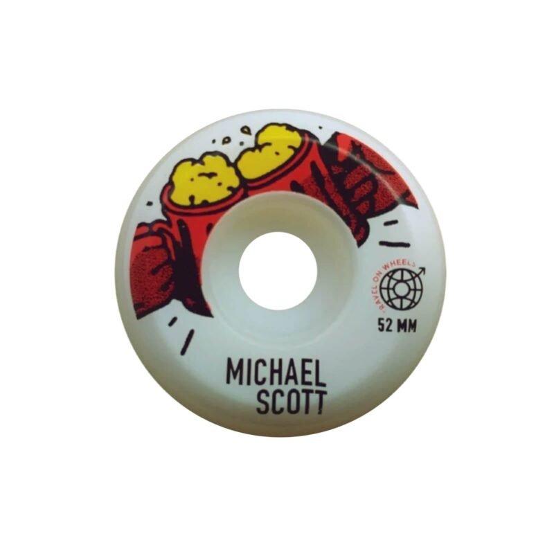 Ruedas Travel On Wheels Michael Scott Red 52mm
