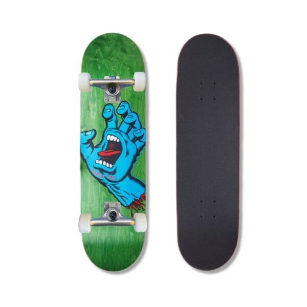 Patineta Armada Santa Cruz Screaming Hand Green 8.8"