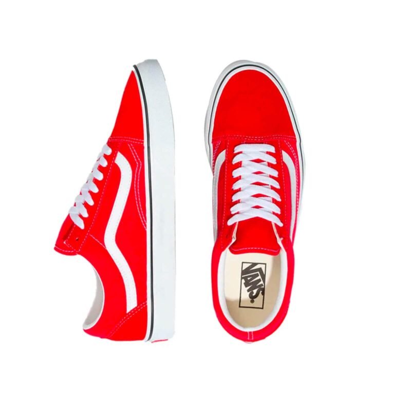 Tenis Vans Ua Old Skool Racing Red / True 27 MX - Imagen 3