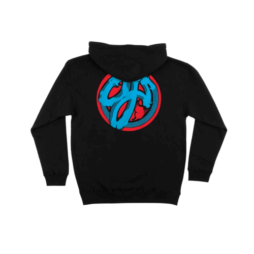 Sudadera Oj's Wheels Brush Logo P/O Negra Mediana - Imagen 4