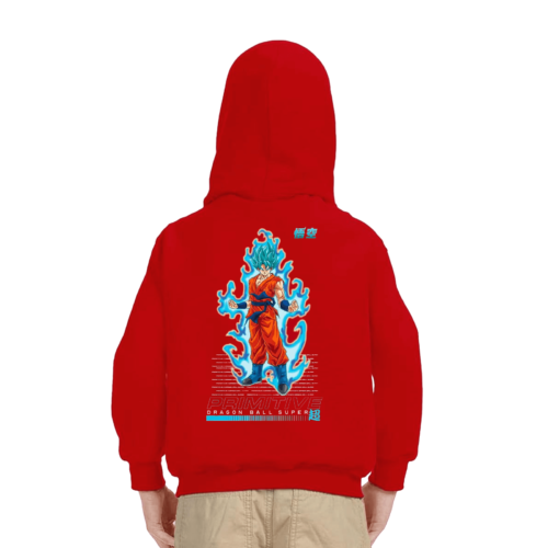 Sudadera Primitive X Dragon Ball Super SSG Goku Youth XL Rojo - Imagen 2