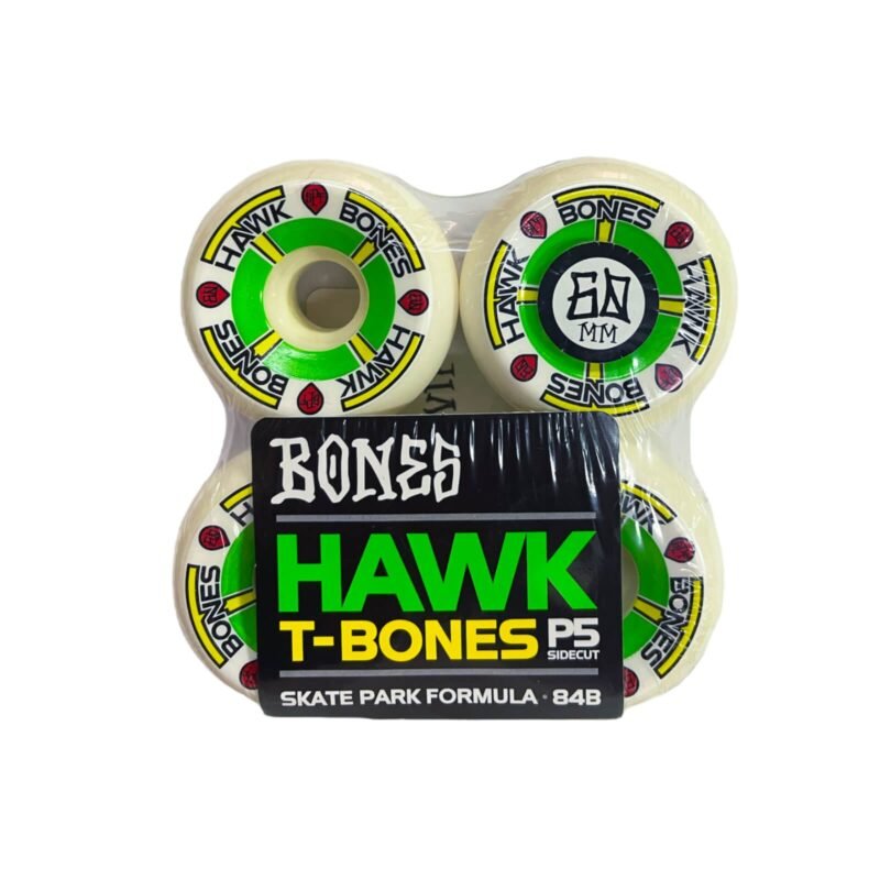 Ruedas Bones Hawk T-Bones II P5 Sidecut Skatepark Formula 60mm - Imagen 2