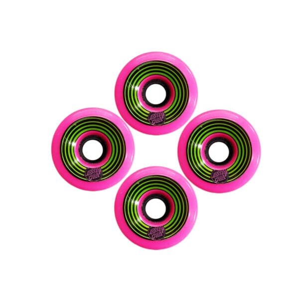 Ruedas Santa Cruz Full Pink Longboard 65mm - Imagen 3