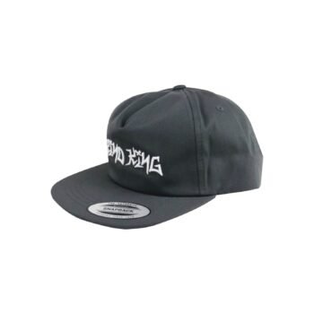 Gorra Grind King Graffiti Script Logo Gris Oscuro