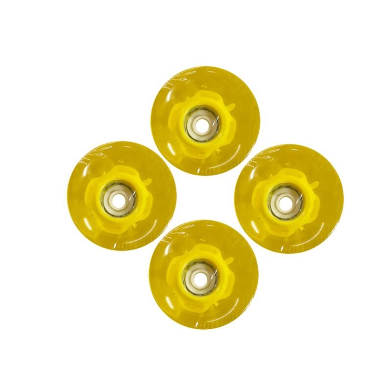 Ruedas Crusier Amarillo LED 60mm - Imagen 2