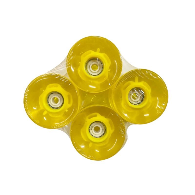 Ruedas Crusier Amarillo LED 60mm - Imagen 3