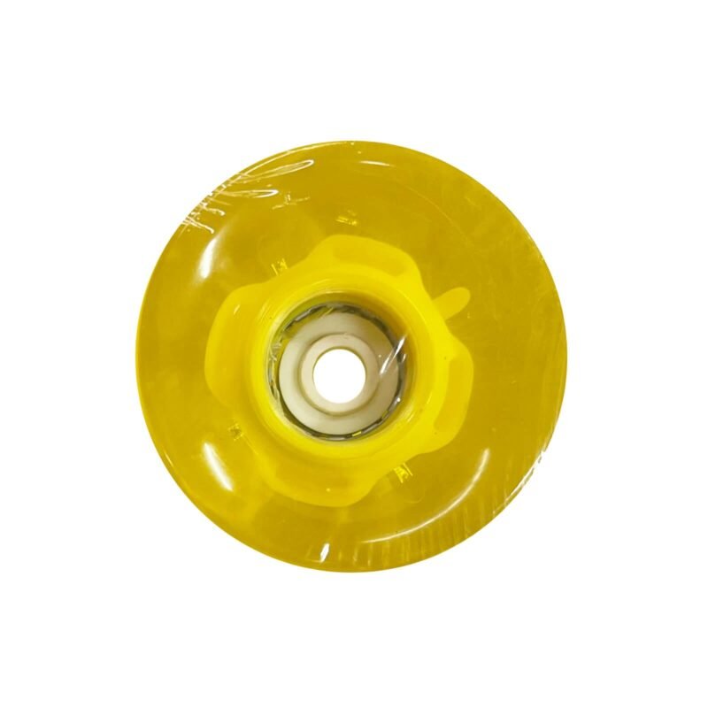 Ruedas Crusier Amarillo LED 60mm