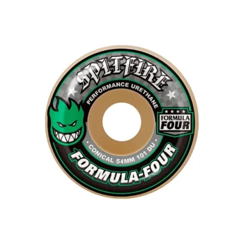 Ruedas Spitfire F4 101D Conical Nat Verde 54mm