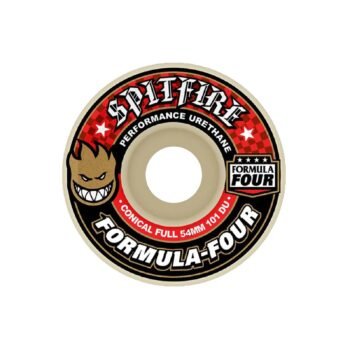Ruedas Spitfire F4 101D Conical Full Nat Rojo 54mm