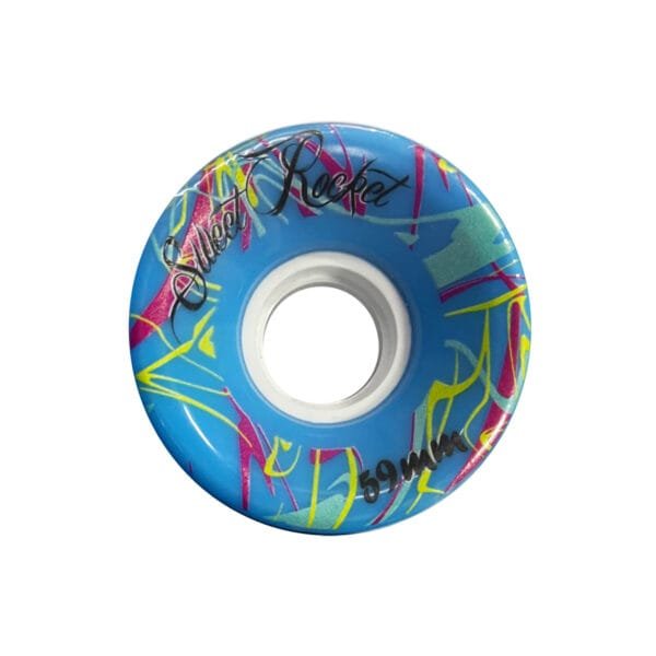 Ruedas Sweet Rocket Pintura Azul 59mm