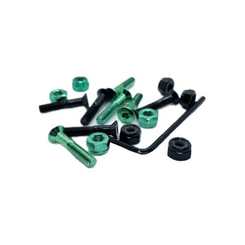 Tornillos Vulkan Allen Verde Negro 1"