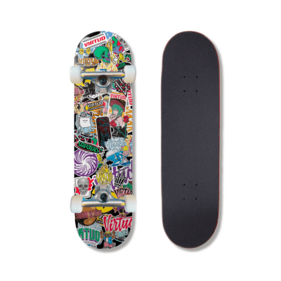 Patineta Armada Virtud Stickers 8"