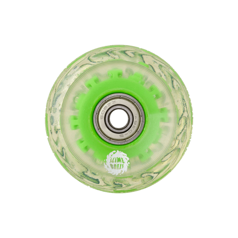 Ruedas Slime Balls Light Ups Green Led OG Slime 78A 60mm - Imagen 2