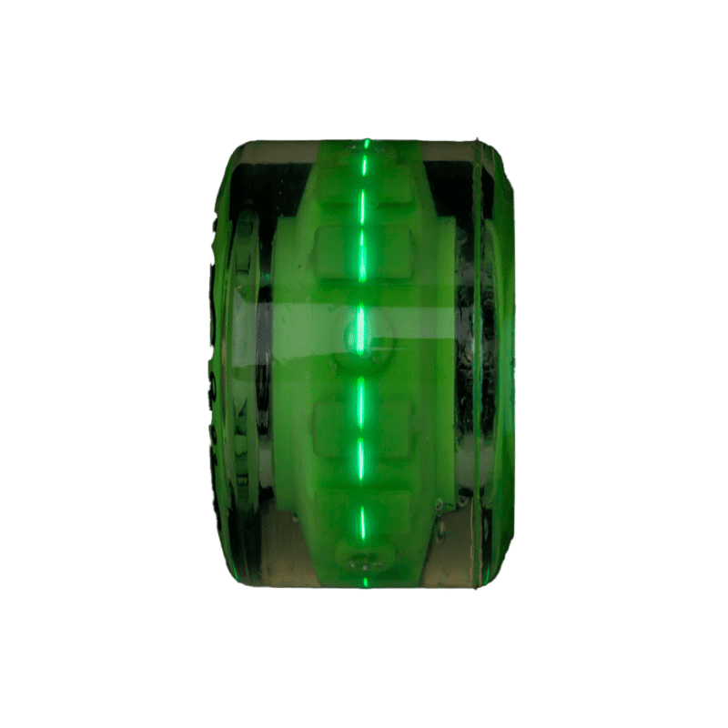 Ruedas Slime Balls Light Ups Green Led OG Slime 78A 60mm - Imagen 3