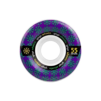 Ruedas Yoyo Moradas Cónica 100A 55mm