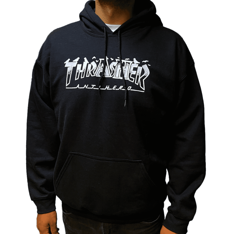 Sudadera Thrasher x Antihero Pigeon Mag Talla L - Imagen 3