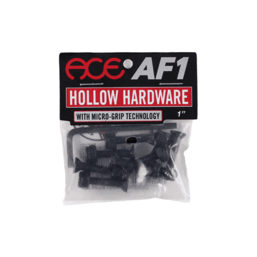 Tornillos ACE AF1 Hollow Negro 1"