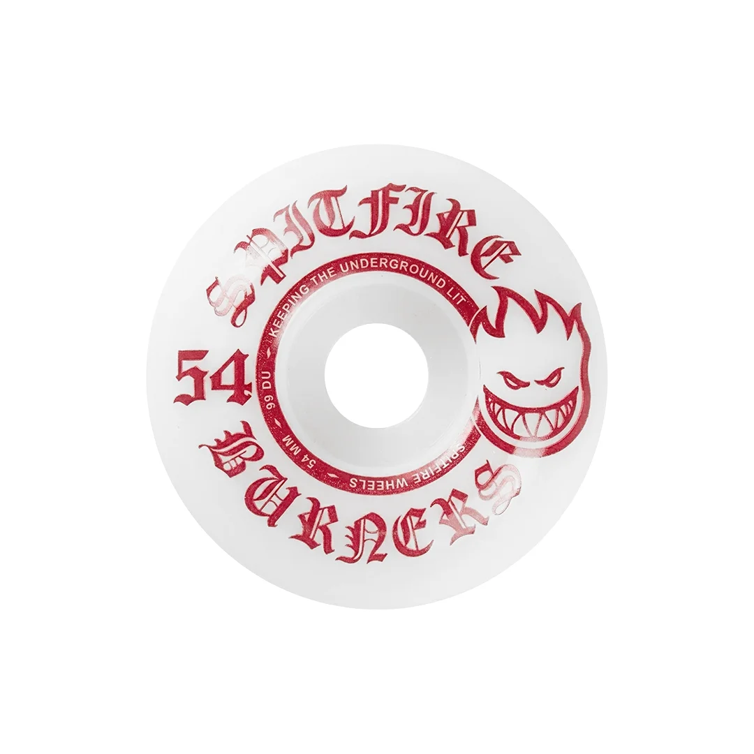 Ruedas Spitfire 99D Burners Rojo 54mm