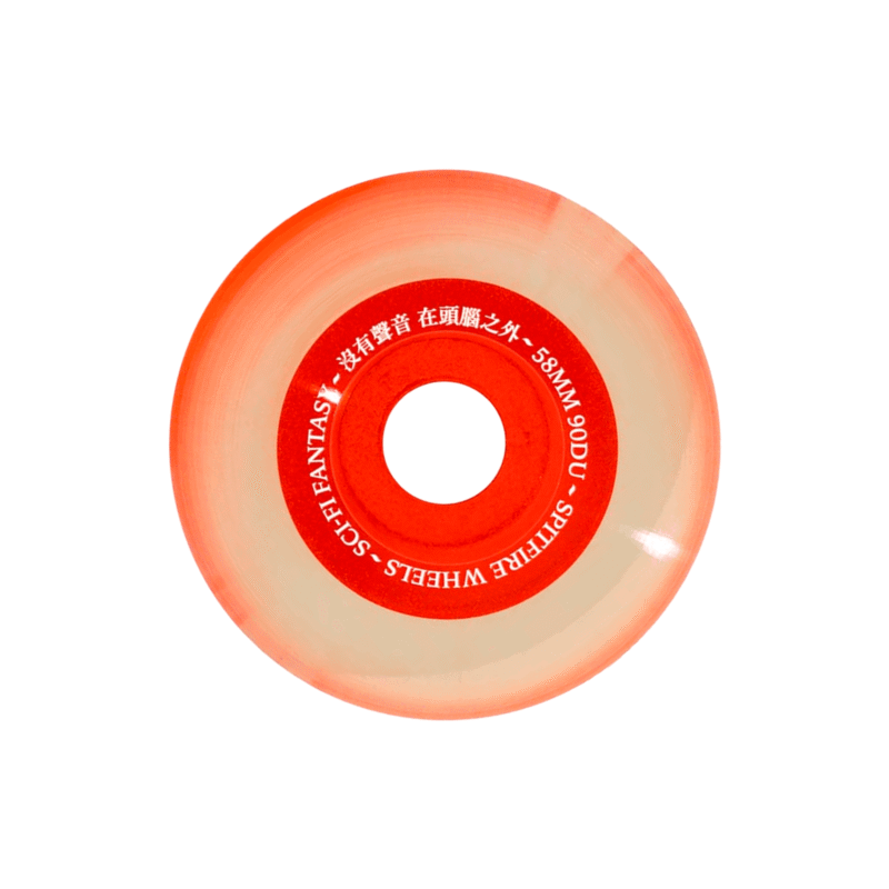 Ruedas Spitfire x Sci-Fi Fantasy 90D Sapphire Clear 58mm - Imagen 2