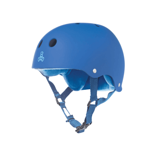 Casco Triple 8 Sweatsaver Royal Blue Rubber Talla M