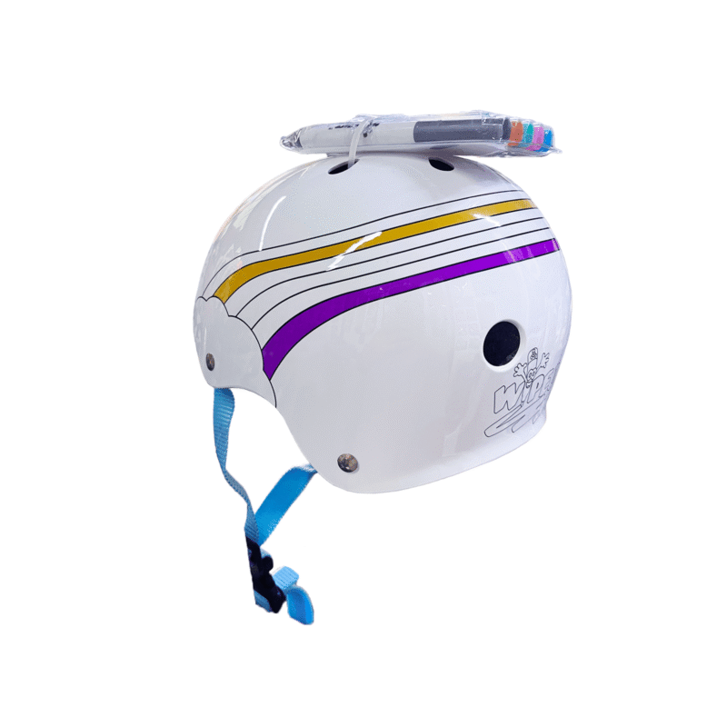 Casco Wipeout Dry Erase White Rainbow 5+ - Imagen 2