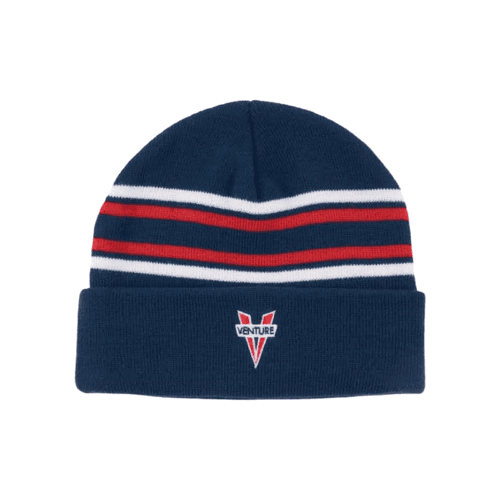 Beanie Venture Heritage Cuff Navy Red