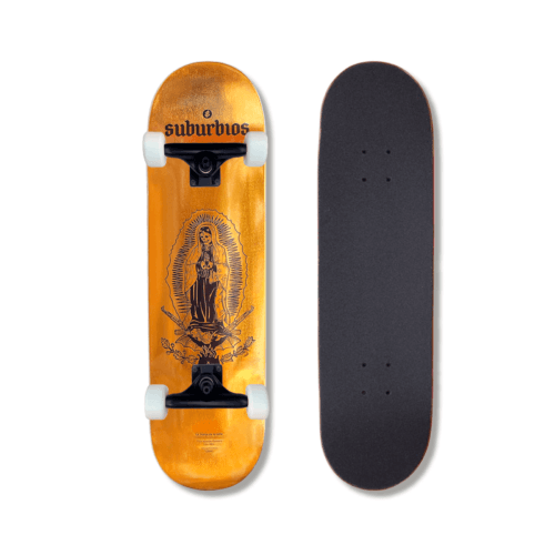 Patineta Armada Suburbios Virgen Foil Bronce