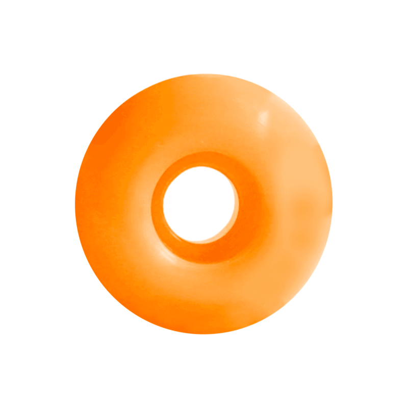 Ruedas Bones V4 Wide 100's OG Formula Block Party Orange 53mm - Imagen 2