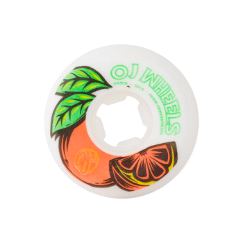 Ruedas Oj's Wheels From Concentrate White Orange Hardline 101A 54mm