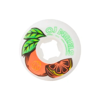 Ruedas Oj's Wheels From Concentrate White Orange Hardline 101A 54mm