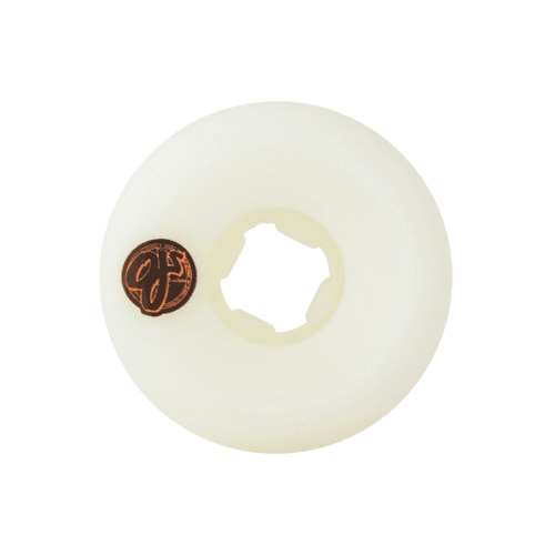 Ruedas Oj's Wheels Team Line Original White Black / Orange Hardline 99a 55mm - Imagen 2