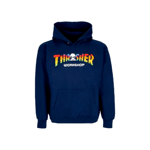 Sudadera Thrasher x Alien Workshop Spectrum Navy Mediana - Imagen 3