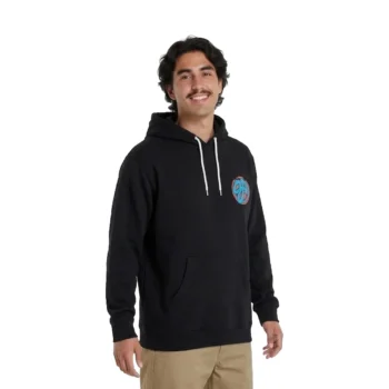Sudadera Negra Oj's Wheels Brush Logo P/O Talla Mediana