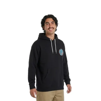 Sudadera Negra Oj's Wheels Brush Logo P/O Talla Mediana