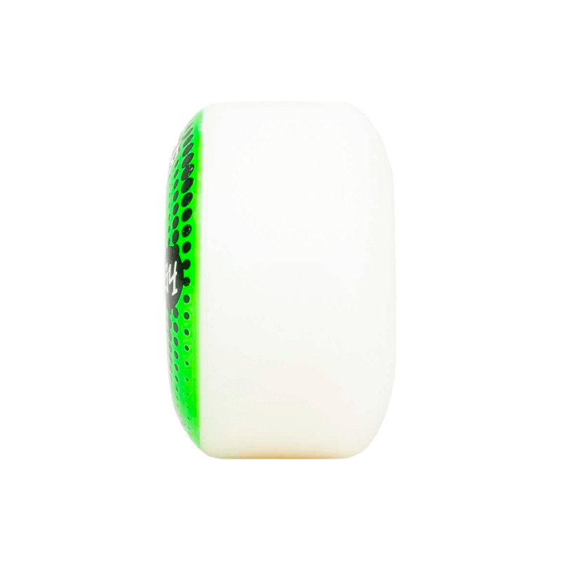 Ruedas Bones Original V4 Wide OG Formula White Green 54mm - Imagen 3
