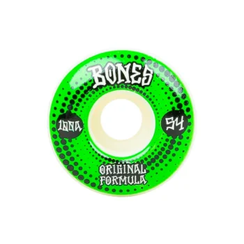 Ruedas Bones Original V4 Wide OG Formula White Green 54mm