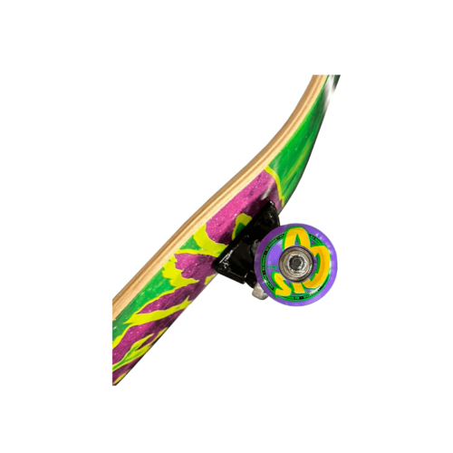 Patineta Creature Galaxy Logo Mid Green Purple 7.8" - Imagen 4